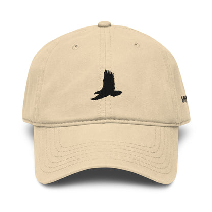 KANAVIEE Signature Eagle Cap in black, premium embroidered eagle logo streetwear cap