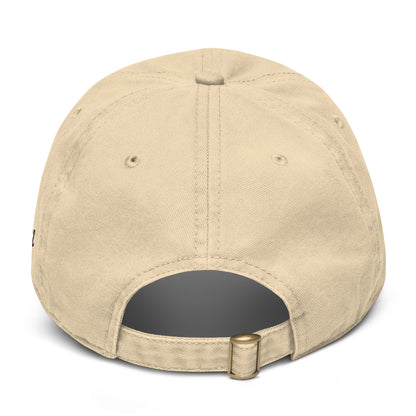 Back view of KANAVIEE street cap with adjustable metal buckle strapback closure for custom fit